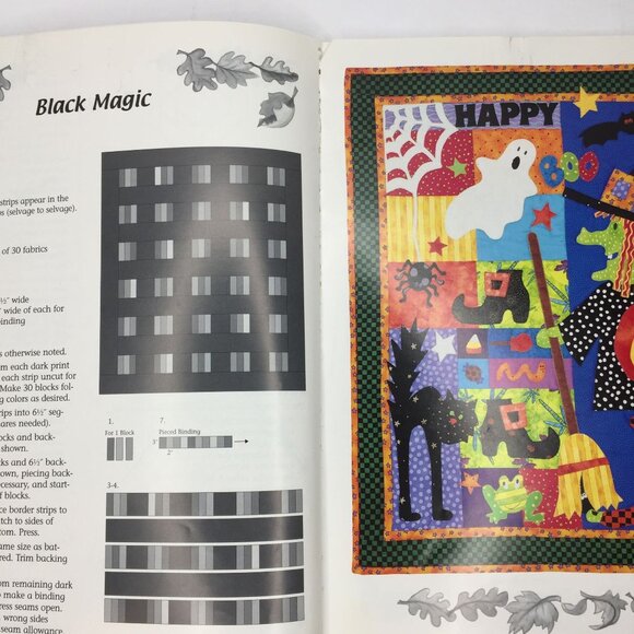 Vintage 2000 Home For The Harvest Patchwork Applique Nancy Smith Lynda Milligan - Picture 5 of 13